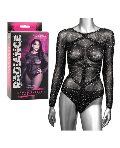 Radiance Long Sleeve Body Suit Black