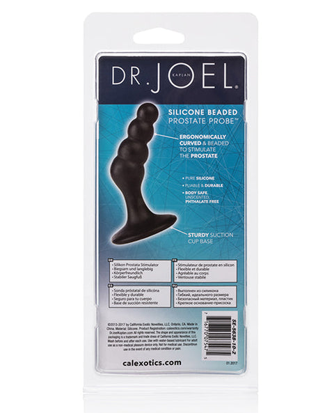 Dr Joel Kaplan Silicone Prostate Probe Graduated - Black