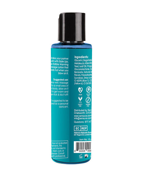 Sizzle Lips Warming Gel - 4.2 oz Bottle