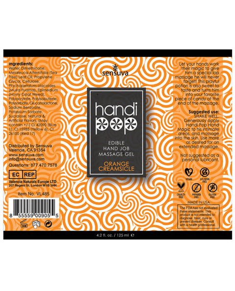 Handipop Hand Job Massage Gel - 4.2 oz Bottle