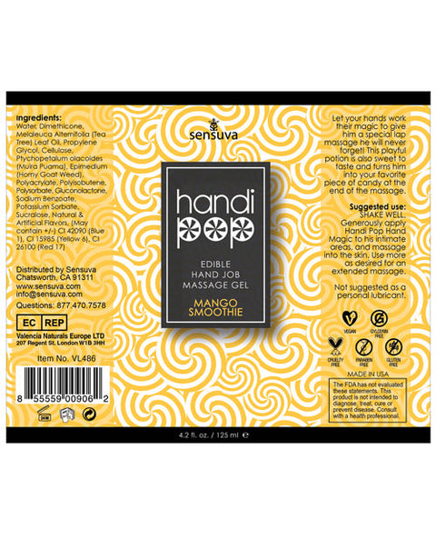 Handipop Hand Job Massage Gel - 4.2 oz Bottle