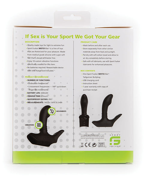 Sport Fucker Motovibe Tailgunner - Black