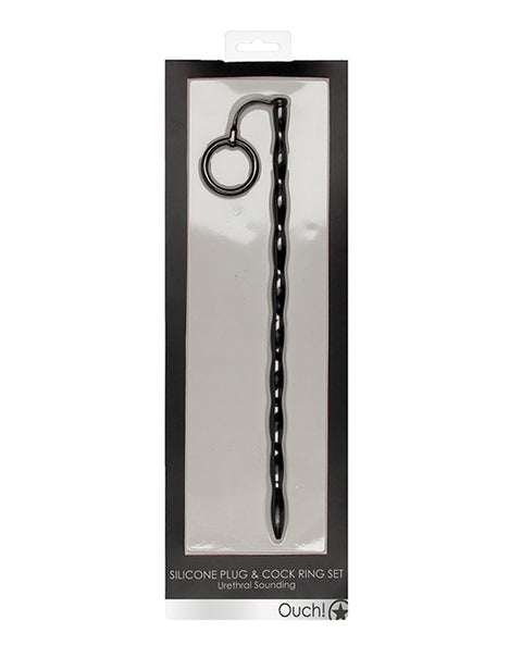 Shots Ouch Urethral Sounding Silicone