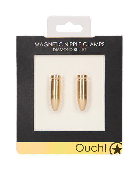 Shots Ouch Bullet Magnetic Nipple Clamps