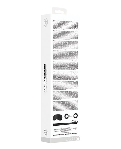 Shots Ouch Black & White Introductory Bondage Kit