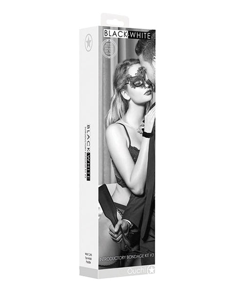 Shots Ouch Black & White Introductory Bondage Kit