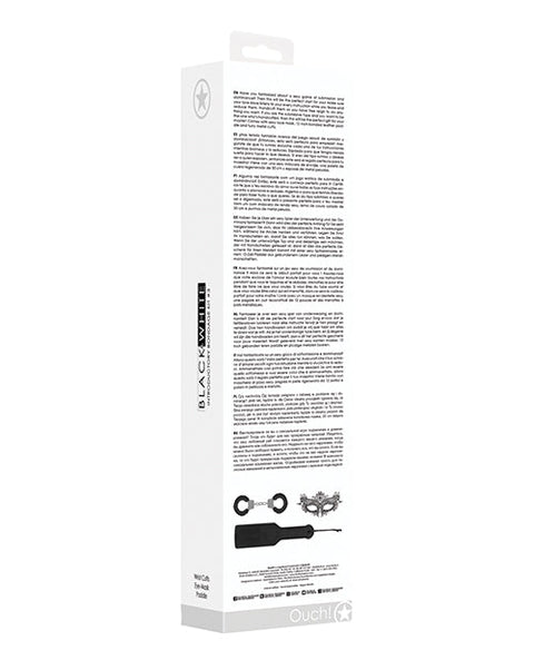 Shots Ouch Black & White Introductory Bondage Kit