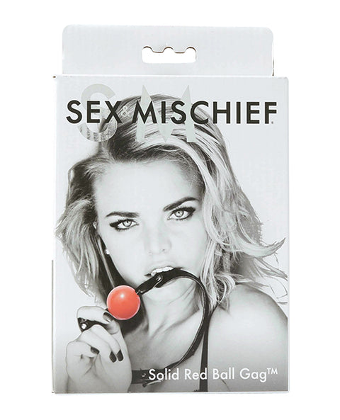 Sex & Mischief Solid Red Ball Gag