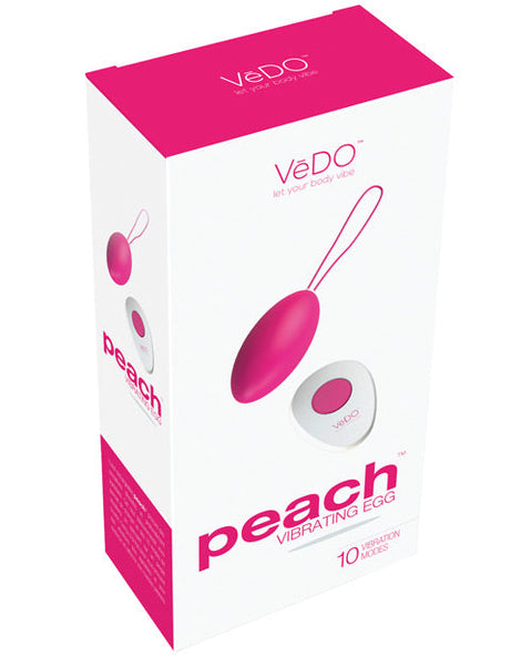 VeDO Peach Rechargeable Egg Vibe