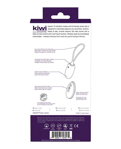 VeDO KIWI Rechargeable Insertable Bullet