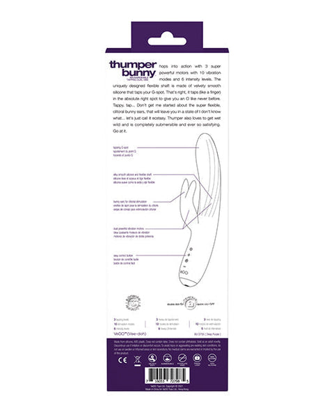 VeDO Thumper Bunny Rechargeable Dual Vibe