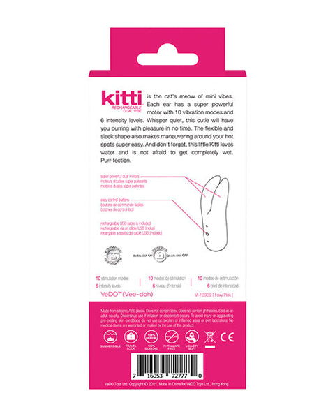 VeDO Kitti Rechargeable Dual Vibe