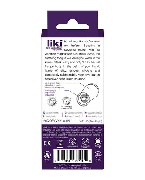 VeDO Liki Rechargeable Flicker Vibe