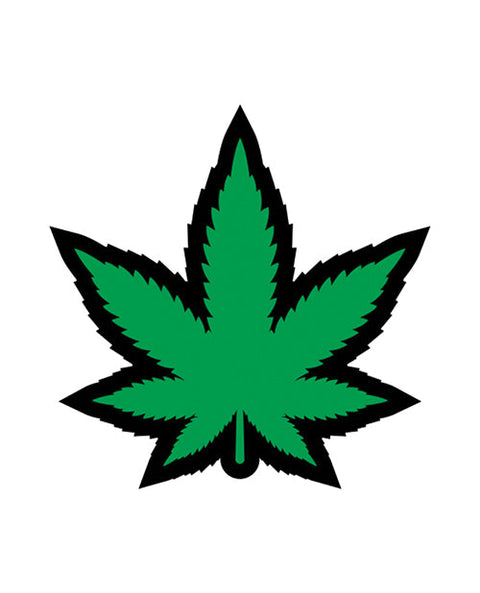 Wood Rocket Weed Pot Leaf Pin - Green
