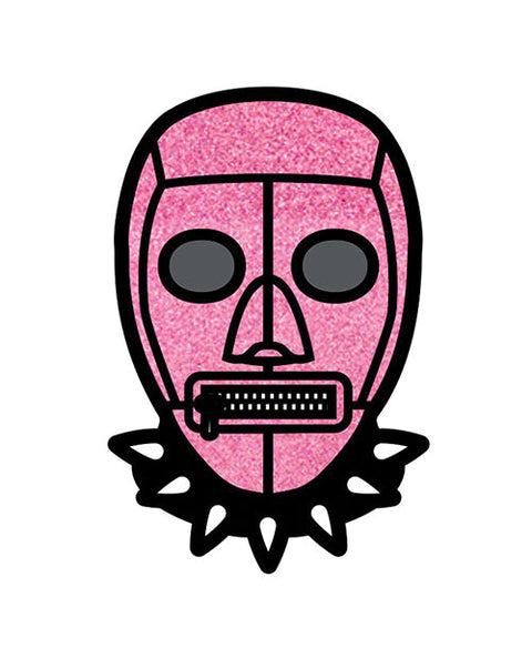Wood Rocket Sex Toy Bondage Mask Large Pin - Pink