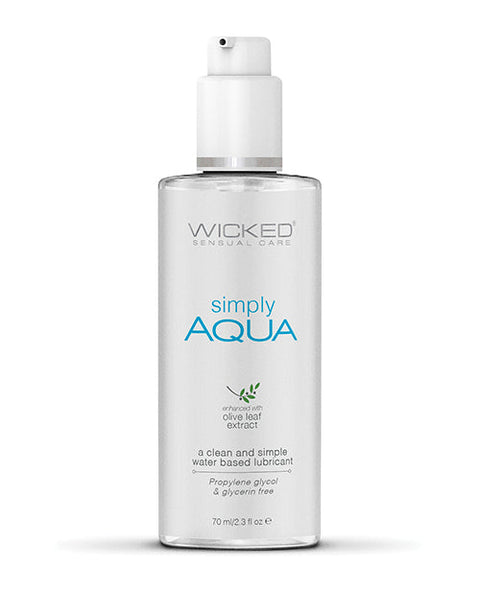Wicked Sensual Care Simply Aqua Water Based Lubricant