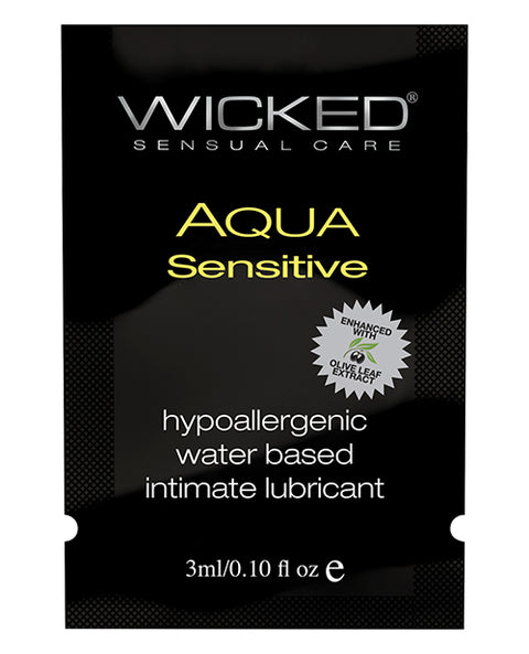 Wicked Sensual Care Hypoallergenic Aqua Sensitive Water Based Lubricant