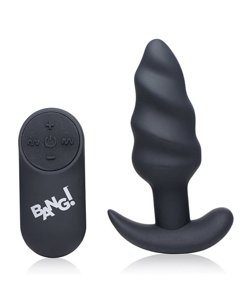 Bang! 21X Vibrating Butt Plug w/Remote Control