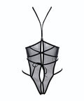 Allure Nicola Open Cup Mesh Teddy Black