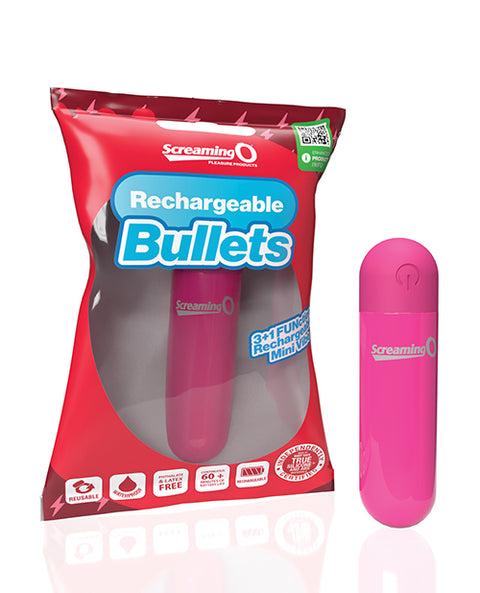 Screaming O Rechargeable Bullets - Blue