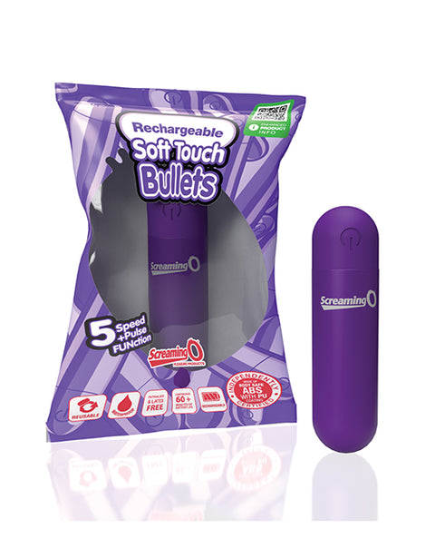 Screaming O Soft Touch Rechargeable Bullet - Pink