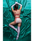 Role Play Naughty Nurse 5 Pc Set Red/White