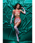 Role Play Naughty Nurse 5 Pc Set Red/White
