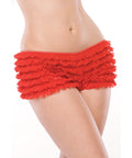 Ruffle Shorts W/Back Bow