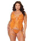 Mango Obsession Bustier W/Thong - Orange