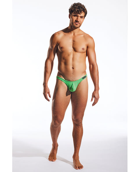 Cocksox Enhancing Pouch Thong - Palm Leaf Green