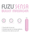 Fuzu Sensa Activated Rechargeable Bullet Massager - Pastel