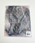 Embroidered Stretch Faux Leather and Mesh Chemise - Black XL