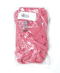 Two Tone Lace And Mesh Crotchless Teddy W/Removable Babydoll Cover 2 Pc Set - Pink