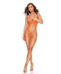 Strappy Teddy W/Jewel Detail - Orange
