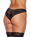 Evelyn Cheeky Panty - Black SM