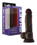 Shaft Model A Flexskin Liquid Silicone 7.5" Dong W/Balls