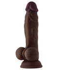 Shaft Model A Flexskin Liquid Silicone 9.5" Dong W/Balls