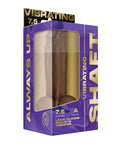 Shaft Flexskin Liquid Silicone 7.5" Vibrating Dong W/Balls