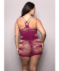 Vixen For The Thrill Leopard Knit Cut Out Dress - Magenta