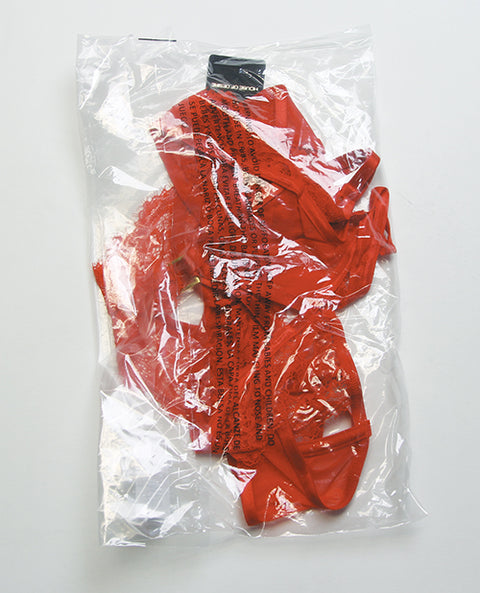 Nadia Lace & Mesh Cutout Teddy - Grenadine Dark Orange