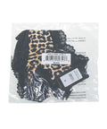 Devon Microfiber and Lace G-String Panty - Leopard XL