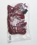 Eden Embroidered Lace & Mesh Teddy w/Garters - Dark Red LG