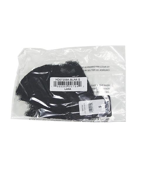 Lana Sheer Lace V-Thong - Black XL
