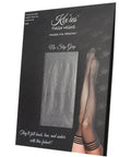 Kix'ies Sam Fishnet Thigh High Black