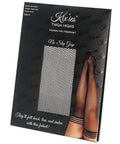 Kix'ies Sam Fishnet Thigh High Black