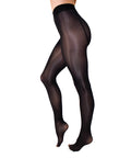 Kix'ies Strong & Silky Black Tights - Black