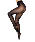 Kix'ies Strong & Silky Black Tights - Black