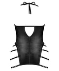 Lust Portia Mini Dress W/Plush Elastic Strapping Black