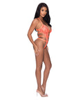 Rude Awakening Strappy Teddy Orange