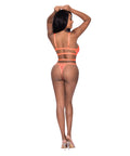Rude Awakening Strappy Teddy Orange